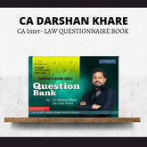 CA Inter Law | Questionnarie Book by CA Darshan Khare | For Jan 26 & Onwards Exams